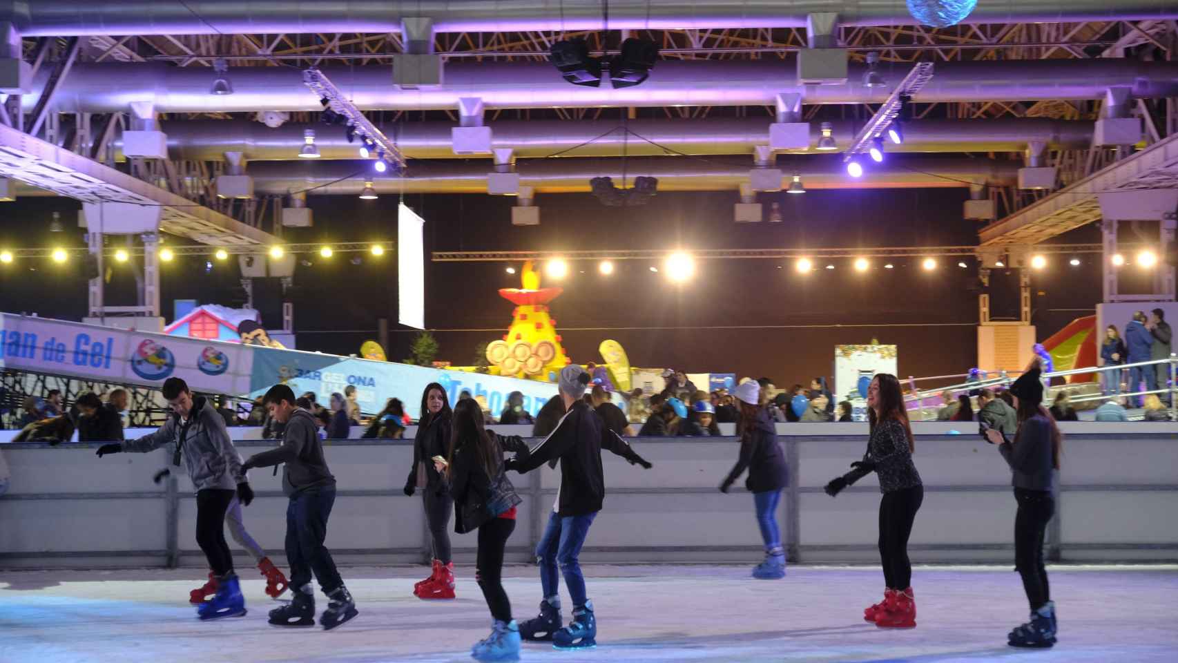 Pista de patinaje de Barcelona en una imagen de archivo