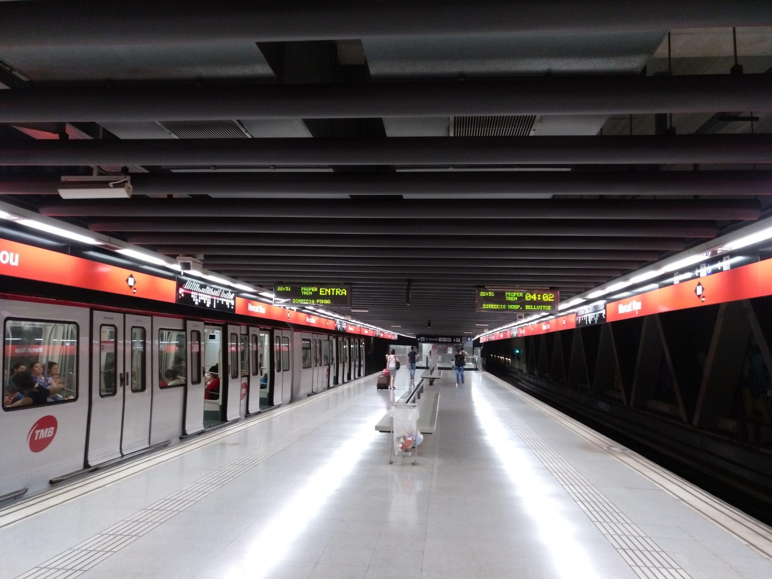 Andén de metro de la L1 en Barcelona / ARCHIVO