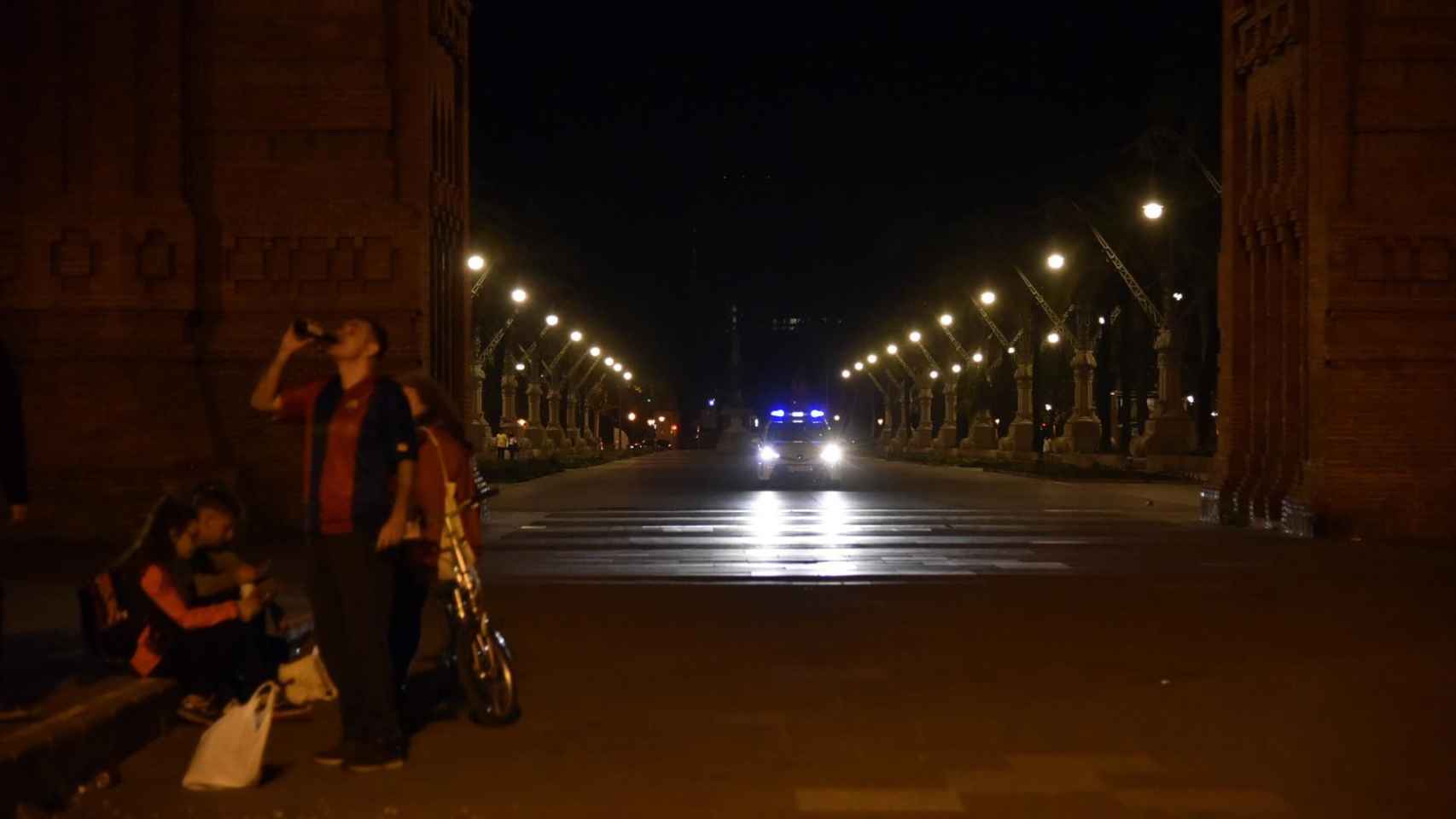 El Arc de Triomf de Barcelona, durante las últimas horas con el estado de alarma en vigor, a 8 de mayo de 2021 / EUROPA PRESS - David Oller