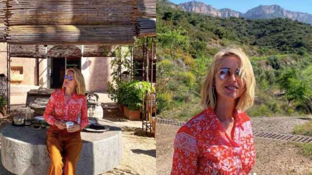 La modelo barcelonesa Judit Mascó disfrutando de la escapada a su paraíso particular/ INSTAGRAM