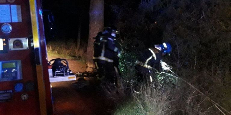 Bomberos acuden al lugar del accidente / BOMBERS DE BARCELONA