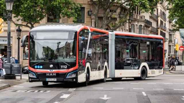 El autobús eléctrico MAN Lion's City 18E en Barcelona