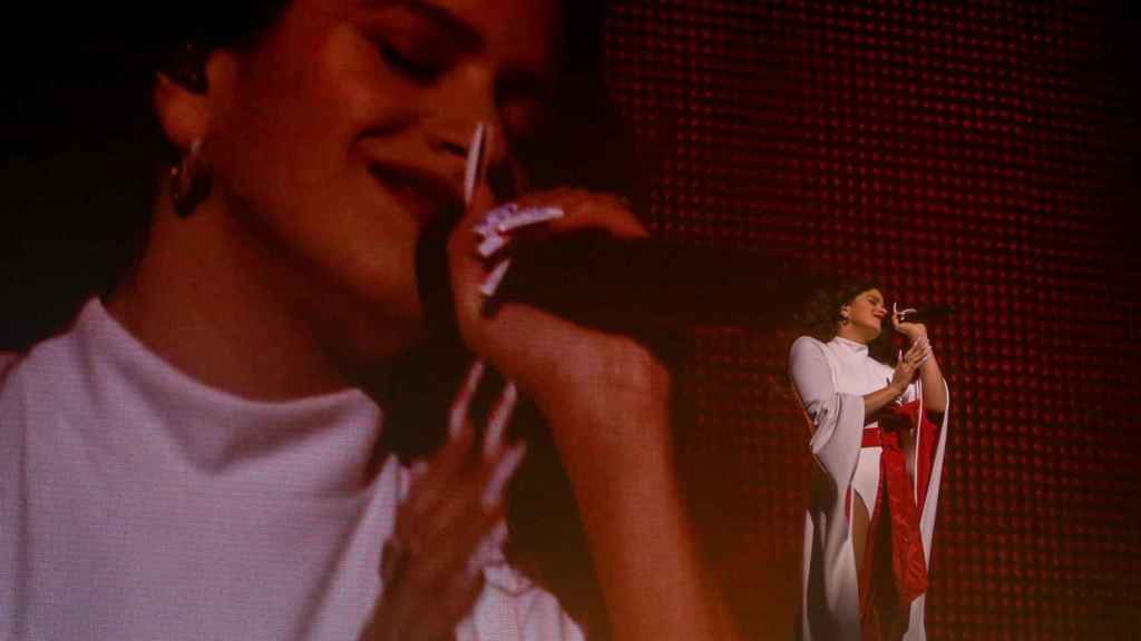 La cantante Rosalía actúa en el WiZink Center de Madrid dentro de su gira de 'El mal querer' el 10 de diciembre de 2019 / EUROPA PRESS - Ricardo Rubio