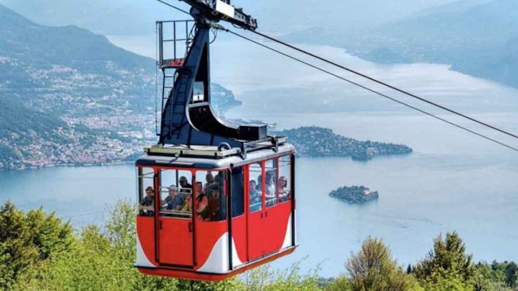 Imagen de archivo del teleférico de Stresa