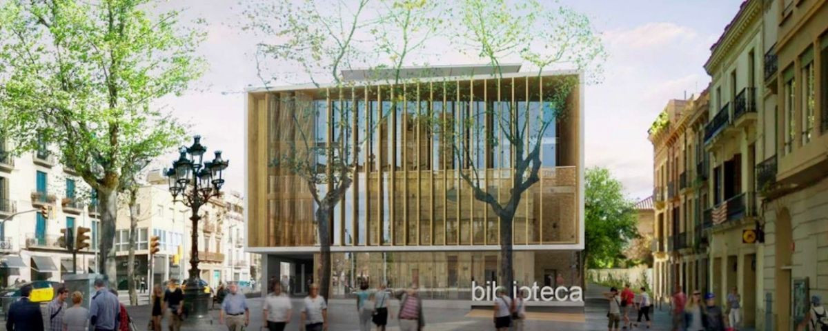 Proyecto de la futura biblioteca de Sarrià / AYUNTAMIENTO DE BARCELONA