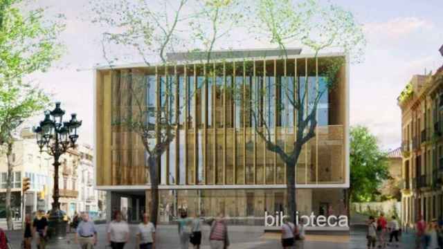 Proyecto de la futura biblioteca de Sarrià / AYUNTAMIENTO DE BARCELONA