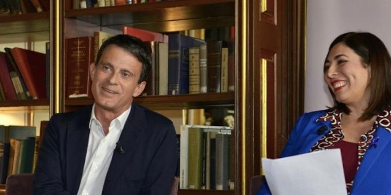 Valls con Guilarte el día de la presentación de la representante de Ciutadans / AGENCIAS