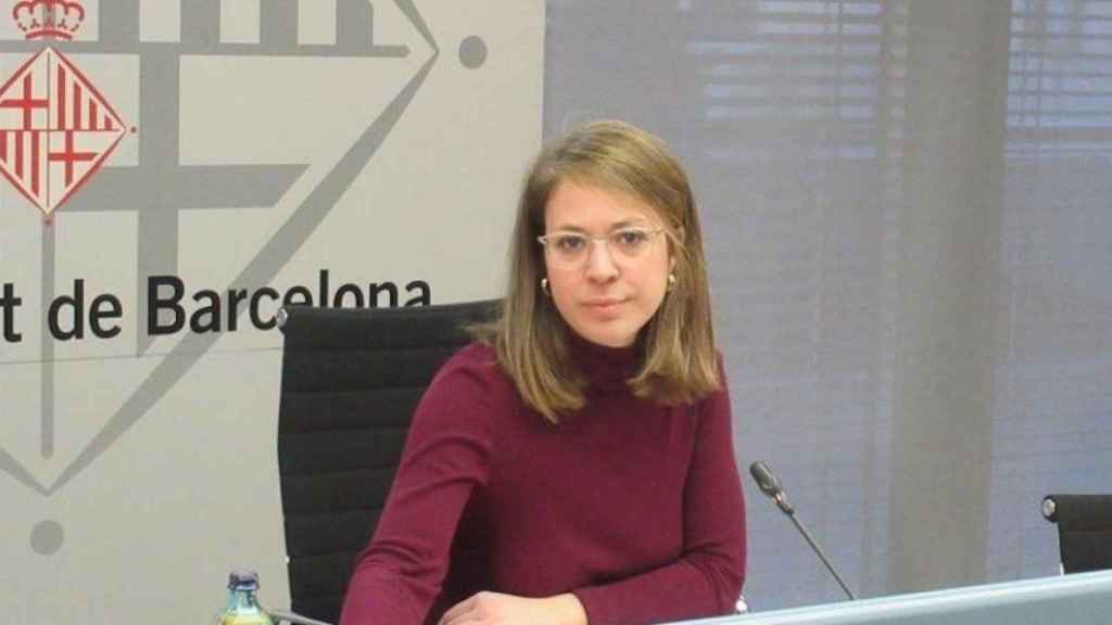 Janet Sanz en el Ayuntamiento de Barcelona / EUROPA PRESS