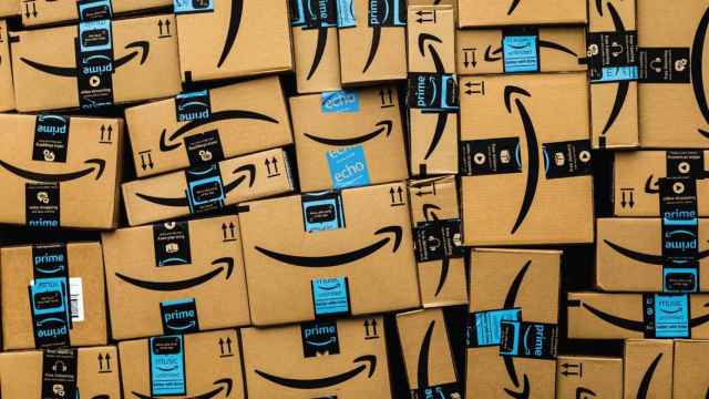 Cajas de Amazon Prime en una imagen de archivo