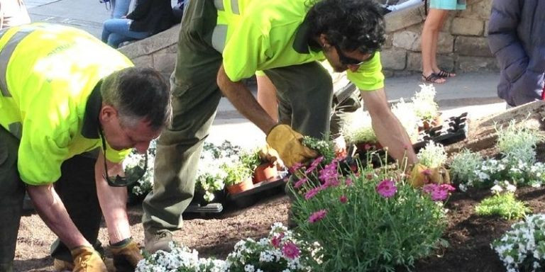 Trabajadores de Parcs i Jardins / AJ BCN