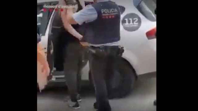 El violento delincuente detenido por los Mossos / TWITTER MOSSOS