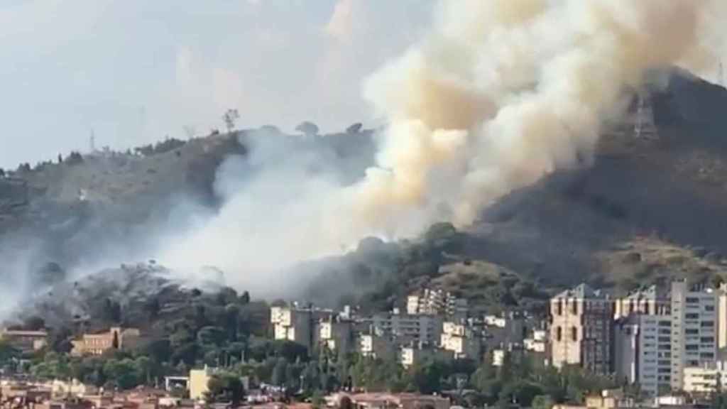 Incendio en Collserola / GUASANGUI