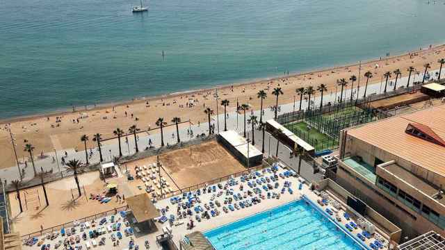 Vista panorámica del Club Natació Barceloneta