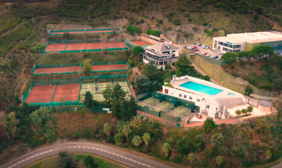 Vista aérea del Club de tenis Vall Parc / VALL PARC