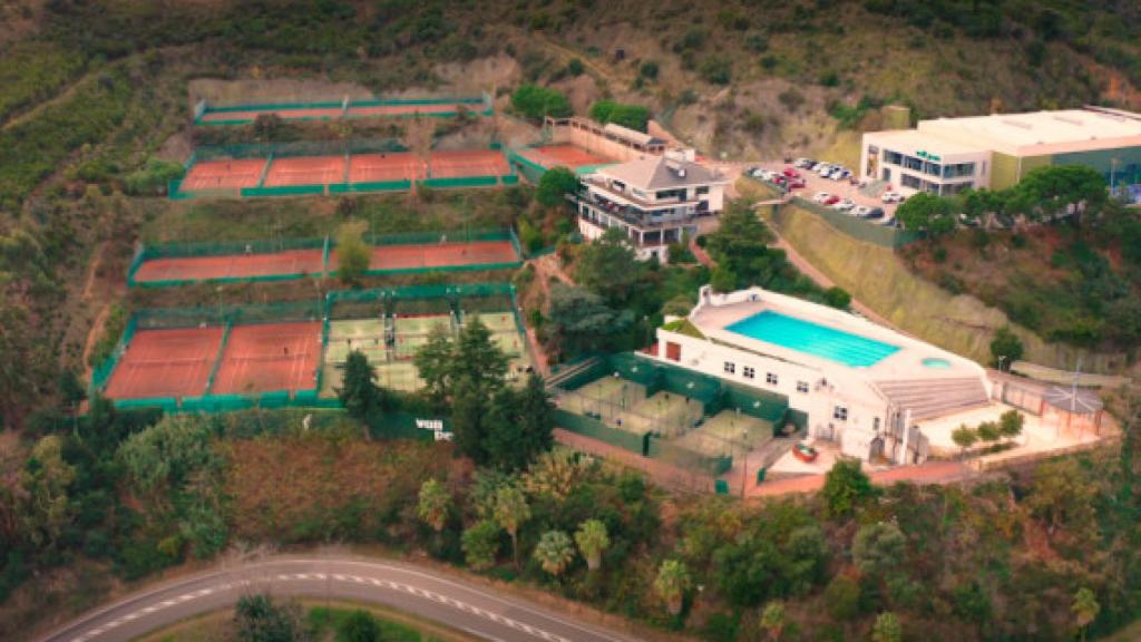 Vista aérea del Club de tenis Vall Parc