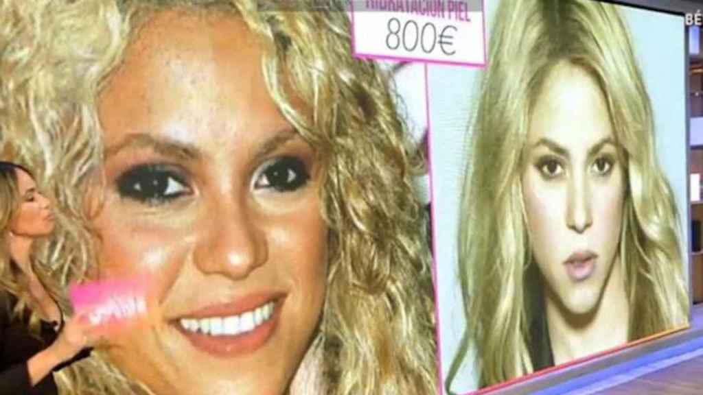 El antes y el después de la cantante colombiana Shakira