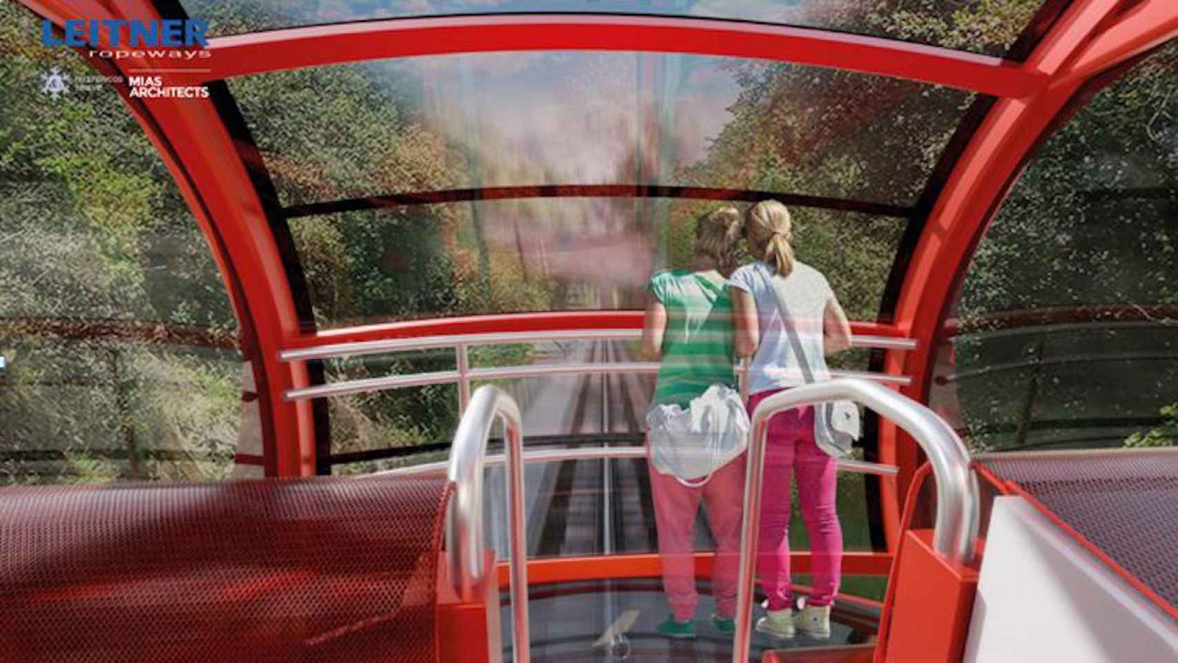 Render del nuevo funicular del Tibidabo / TIBIDABO