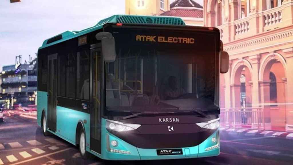 Render del bus eléctrico