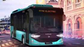 Render del bus eléctrico