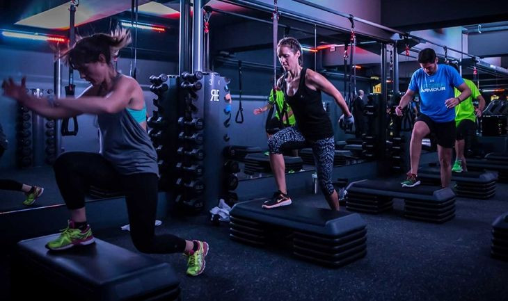 Sala de entrenamiento del gimnasio Reburn Studio 