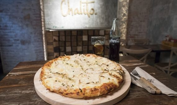 Una de las pizzas del restaurante de Luis Suárez en Barcelona / CEDIDA