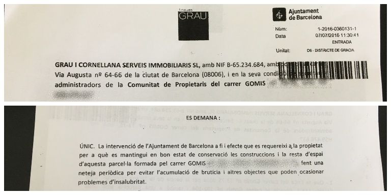 Documento entrado a registro que el Ayuntamiento no contestó / RP