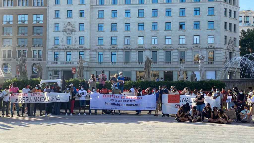 Manifestación en Barcelona por el Día Mundial de los Refugiados / OBRIM FRONTERES