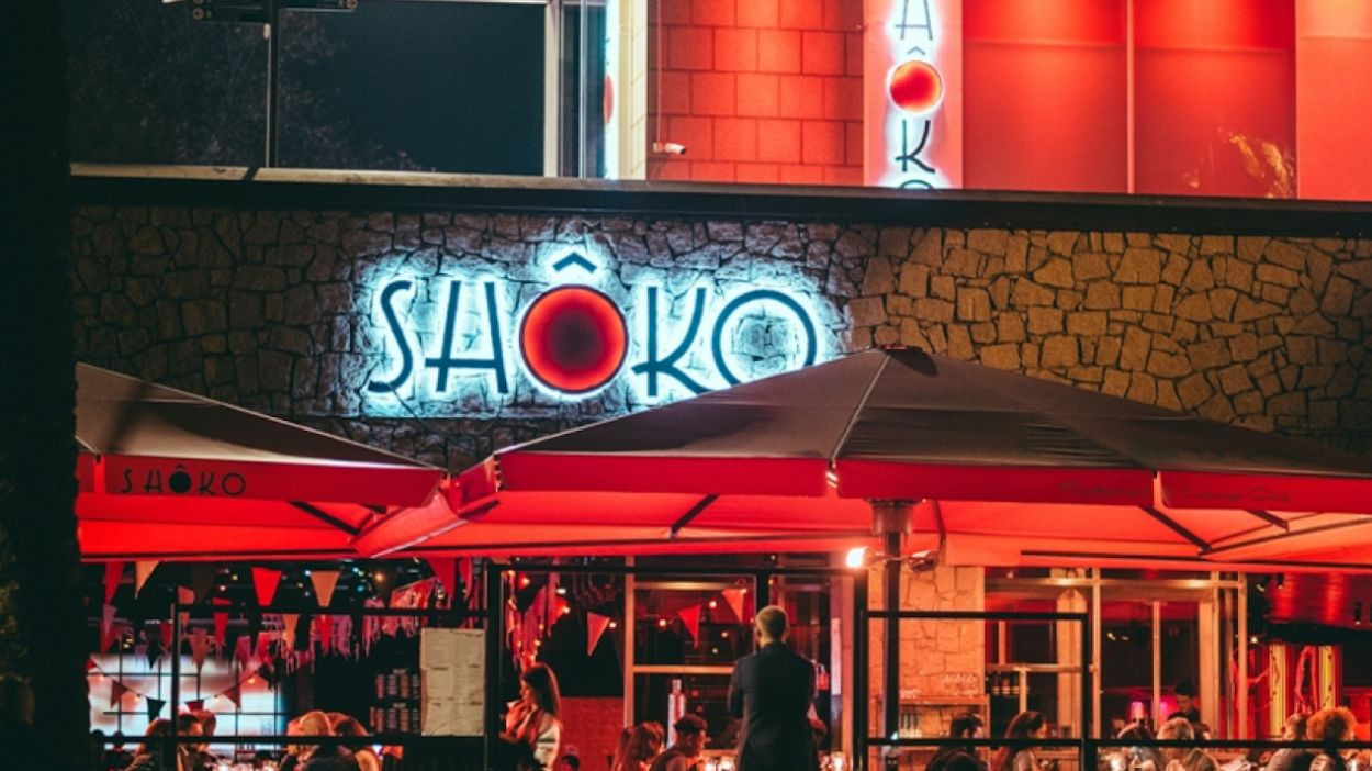 Exterior de la discoteca Shoko de Barcelona, donde Piqué celebró la victoria del Barça 