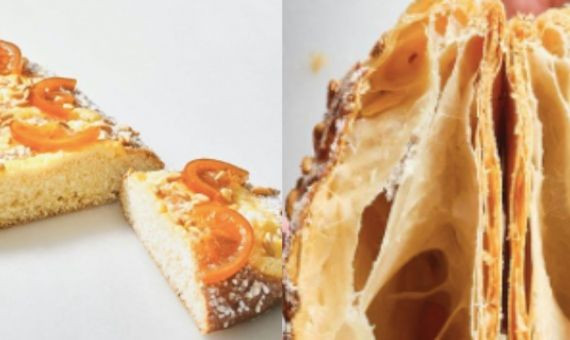 La coca de crema y la coca de chicharrones de la pastelería Hofmann / HOFMANN