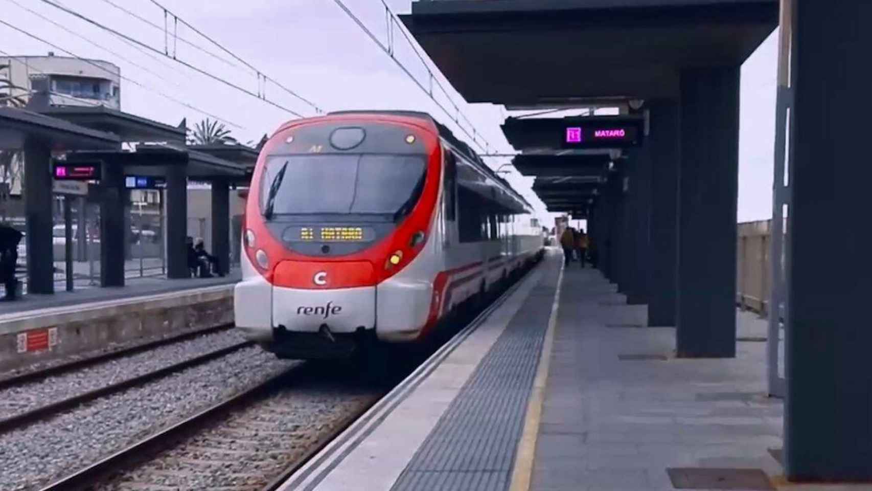 Imagen de la estación de Premià de Mar, el municipio donde ha ocurrido el atropello