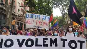 Manifestación LGTBI en el centro de Barcelona / EUROPA PRESS