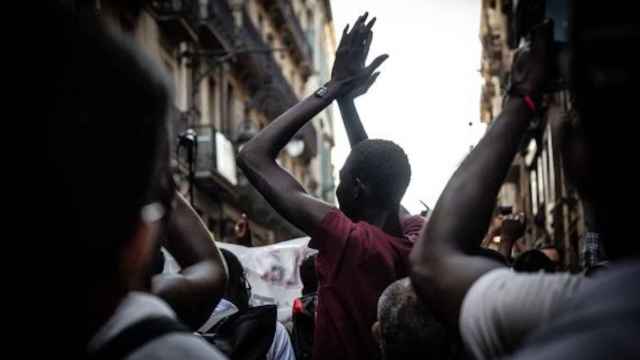 Concentración en la Barceloneta y la Via Laietana contra el racismo institucional / EUROPA PRESS - David Zorrakino