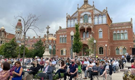 Asistentes a la presentación del partido 'Barcelona Ets Tu' / DAVID GORMAN