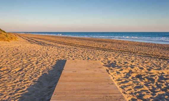 Imagen de la playa de Gavà / ARCHIVO