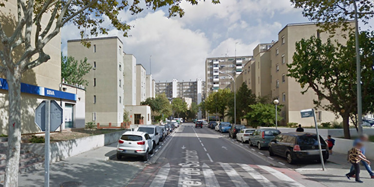 La calle de Santander de Badia del Vallès / CG