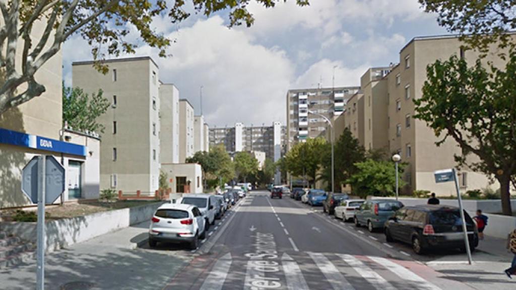 La calle de Santander de Badia del Vallès