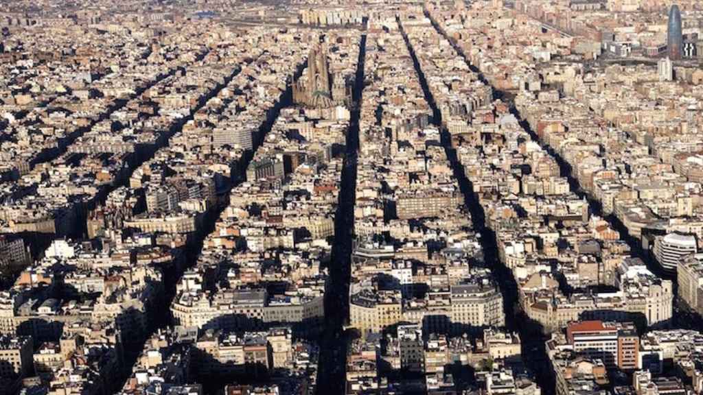 Imagen de las características manzanas del distrito del Eixample / AYUNTAMIENTO DE BARCELONA