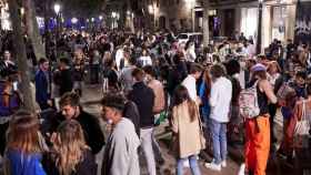 Botellón en el paseo del Born / EFE