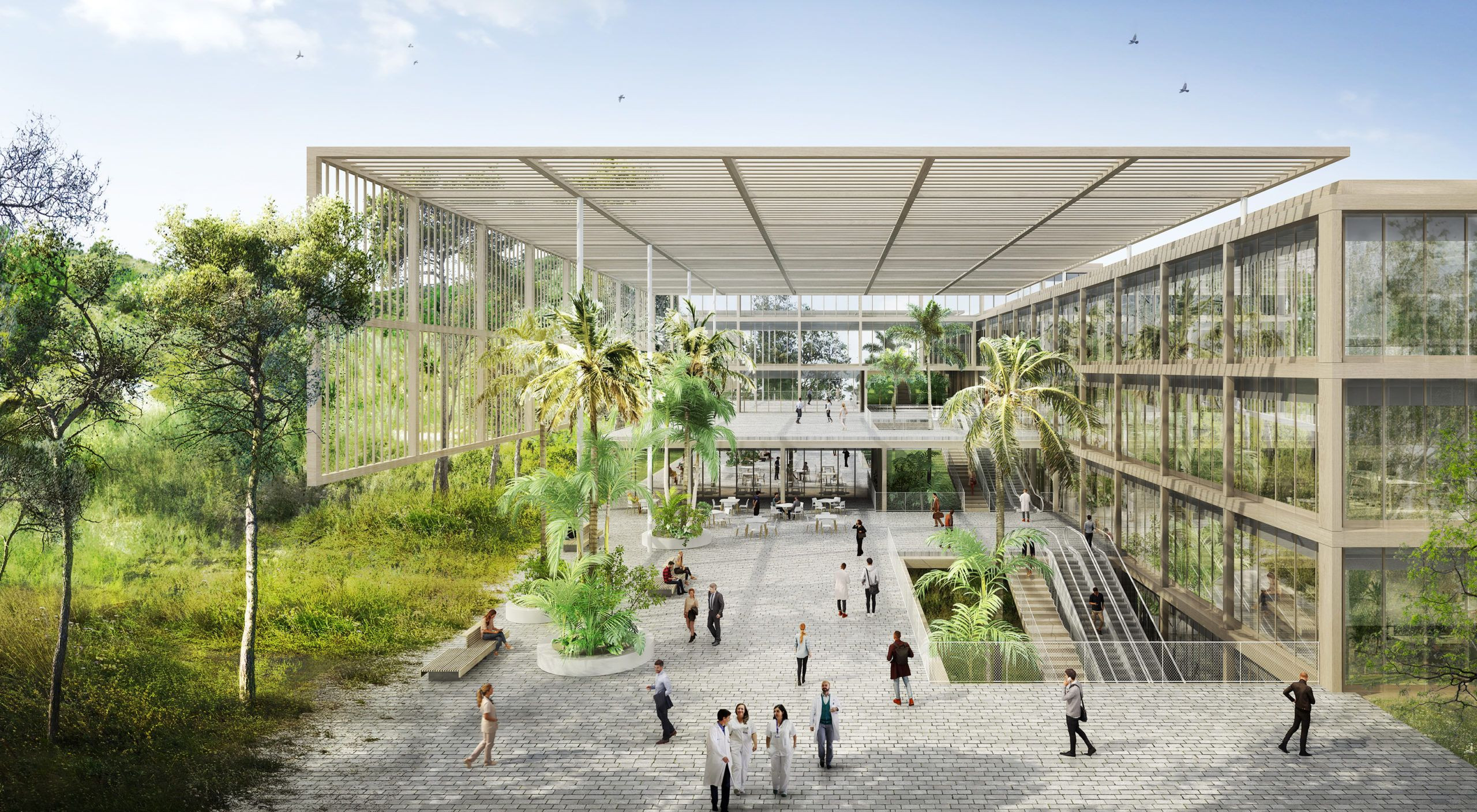 Imagen del futuro centro de la Fundació La Caixa / FUNDACIÓ LA CAIXA - AYUNTAMIENTO DE BARCELONA