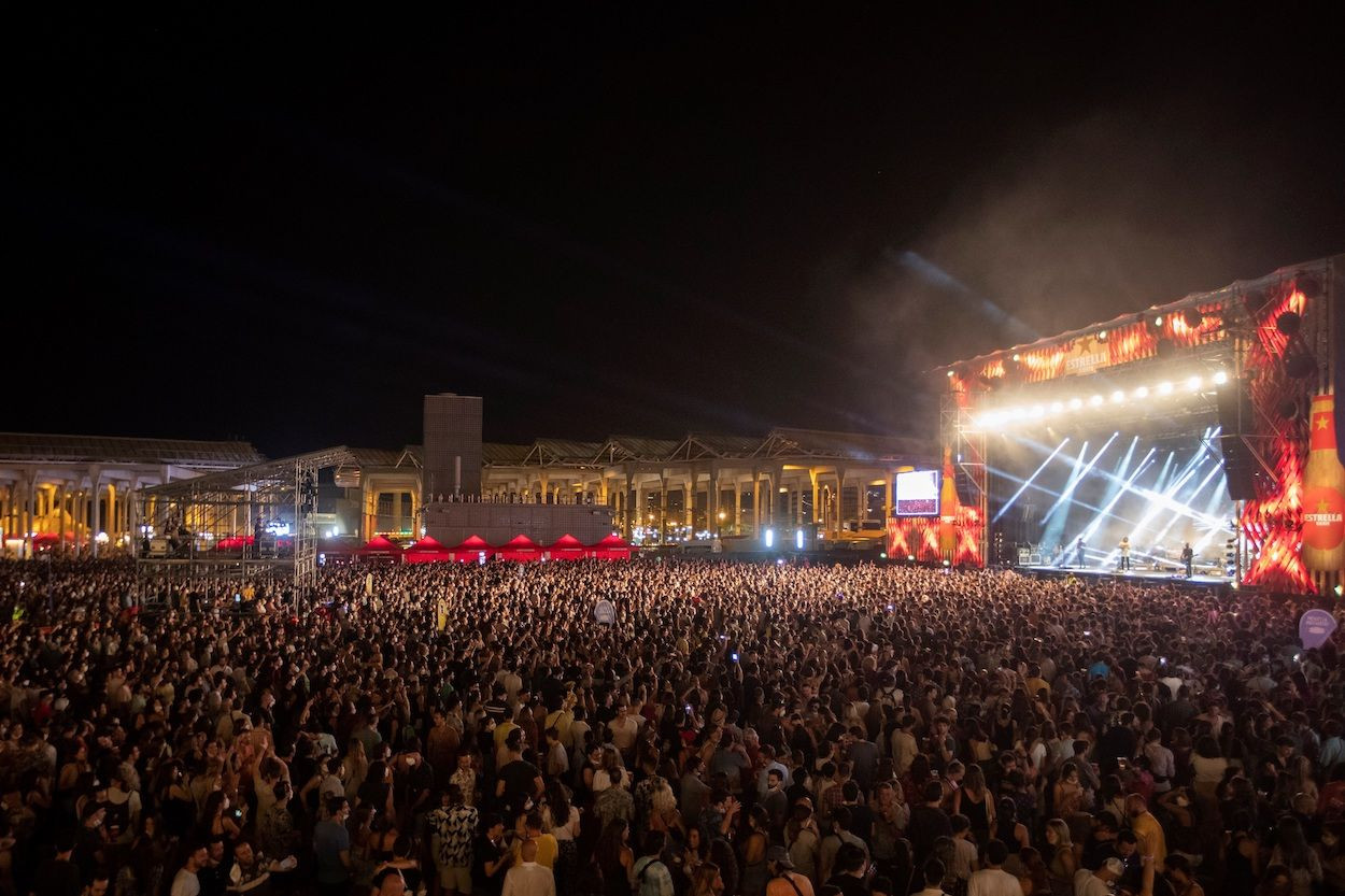 Asistentes del Cruïlla 2021 durante uno de los conciertos multitudinarios / EFE