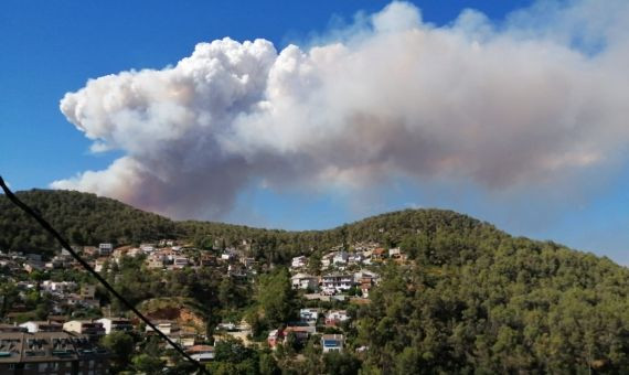 Imágenes del incendio en Martorell / CEDIDA 