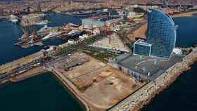 Los terrenos del Port de Barcelona, junto al Hotel Vela, donde se iba a construir el Hermitage / PORT DE BARCELONA