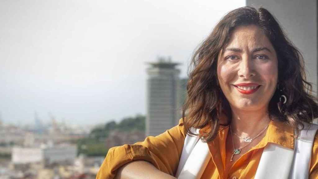 Mariluz Guilarte, la azotea del Ayuntamiento de Barcelona / LENA PRIETO