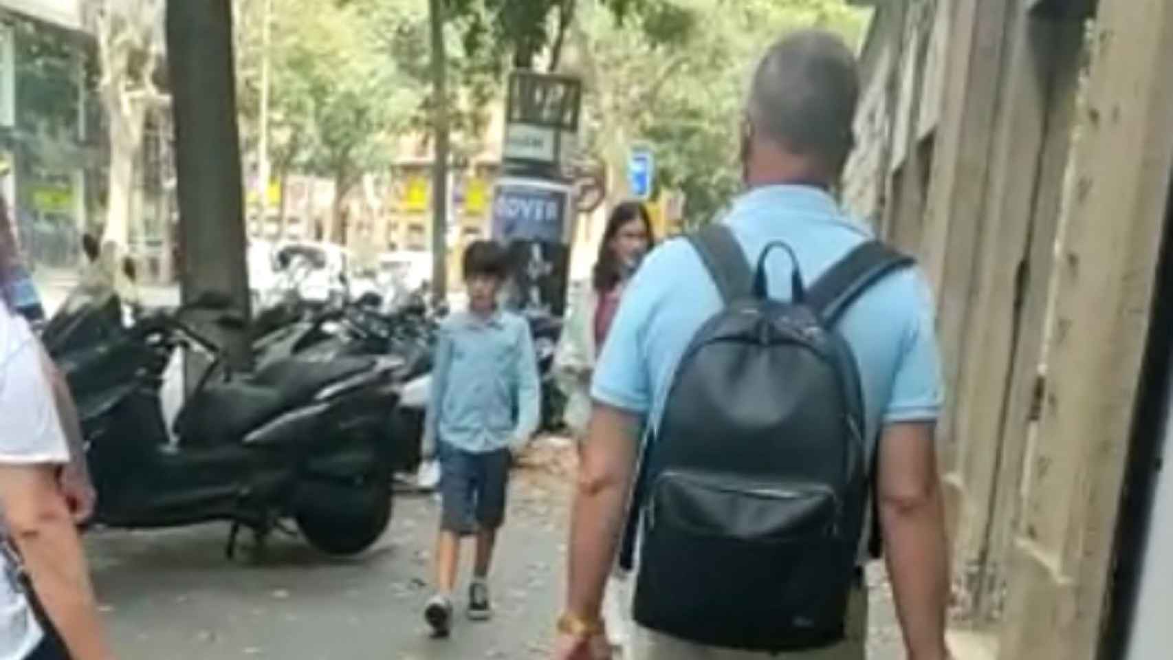 Tomás Sánchez, este lunes, en el centro de Barcelona / CEDIDA