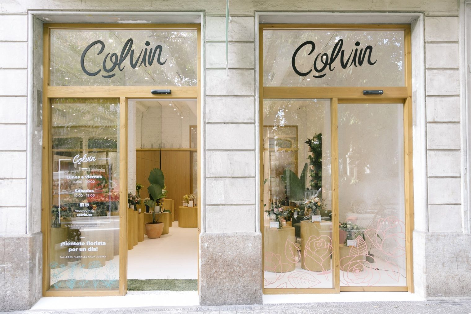 Exterior de la tienda Colvin en Barcelona / COLVIN