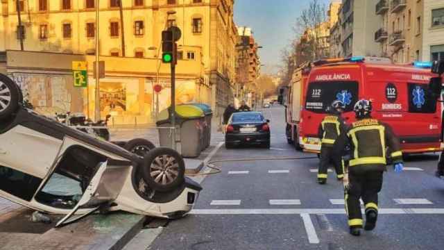 Un accidente frente a la cárcel Modelo, en el Eixample / ARCHIVO