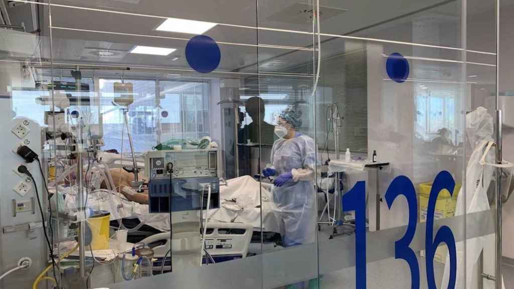 Interior de un hospital durante la pandemia del coronavirus / EUROPA PRESS