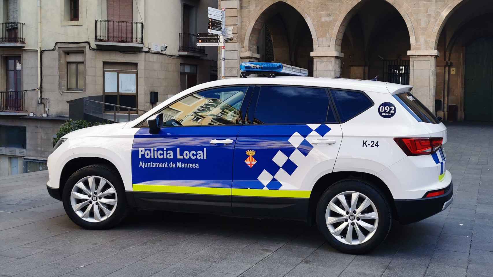 Coche de la policía local de Manresa