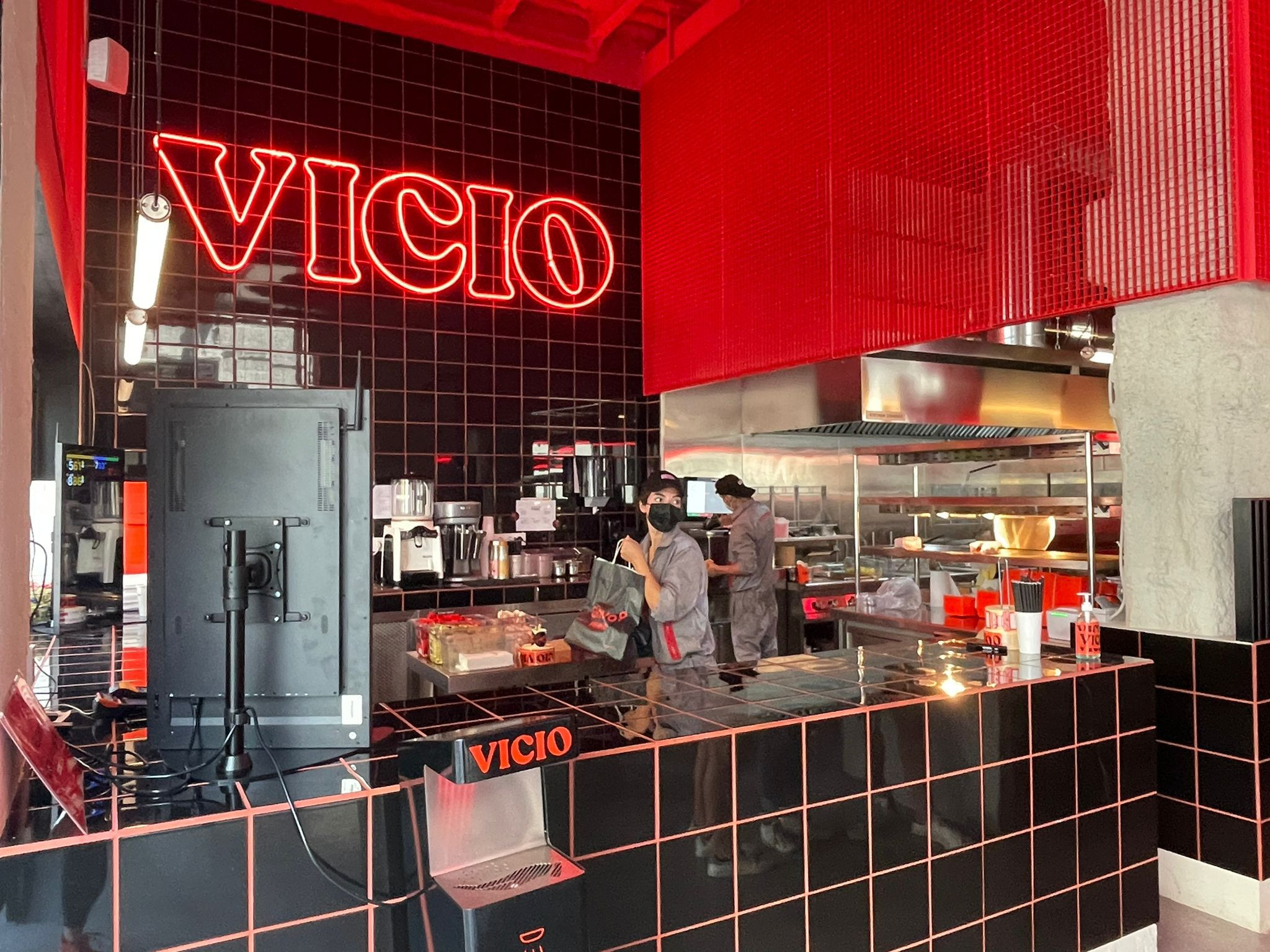 Interior del restaurante Vicio de Barcelona / MA