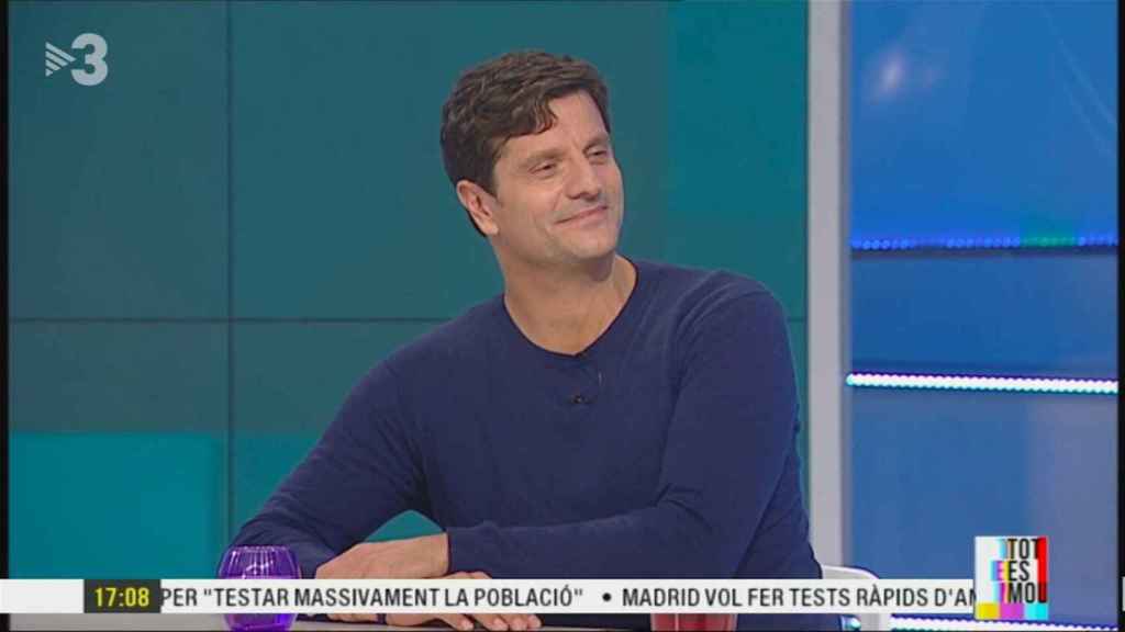 Joel Joan en una entrevista en televisión / TV3